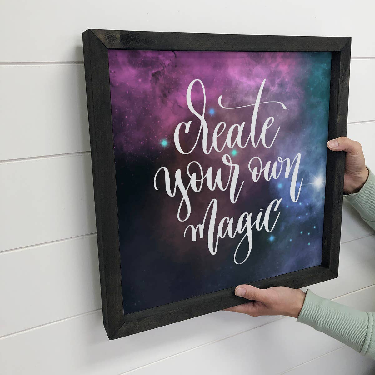 Create Your Own Magic Dark Small Ebony Sign