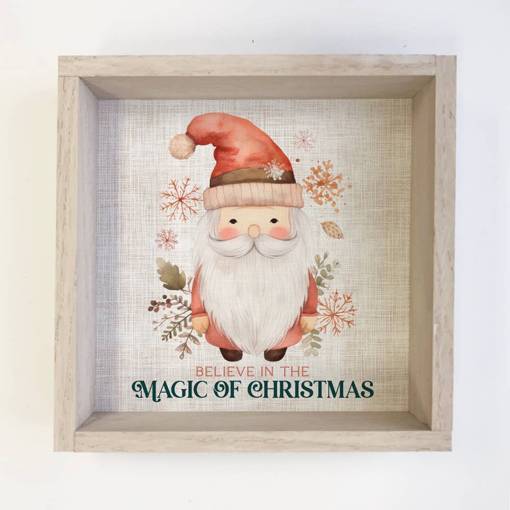 Believe in the Magic of Christmas - Christmas Canvas Art
