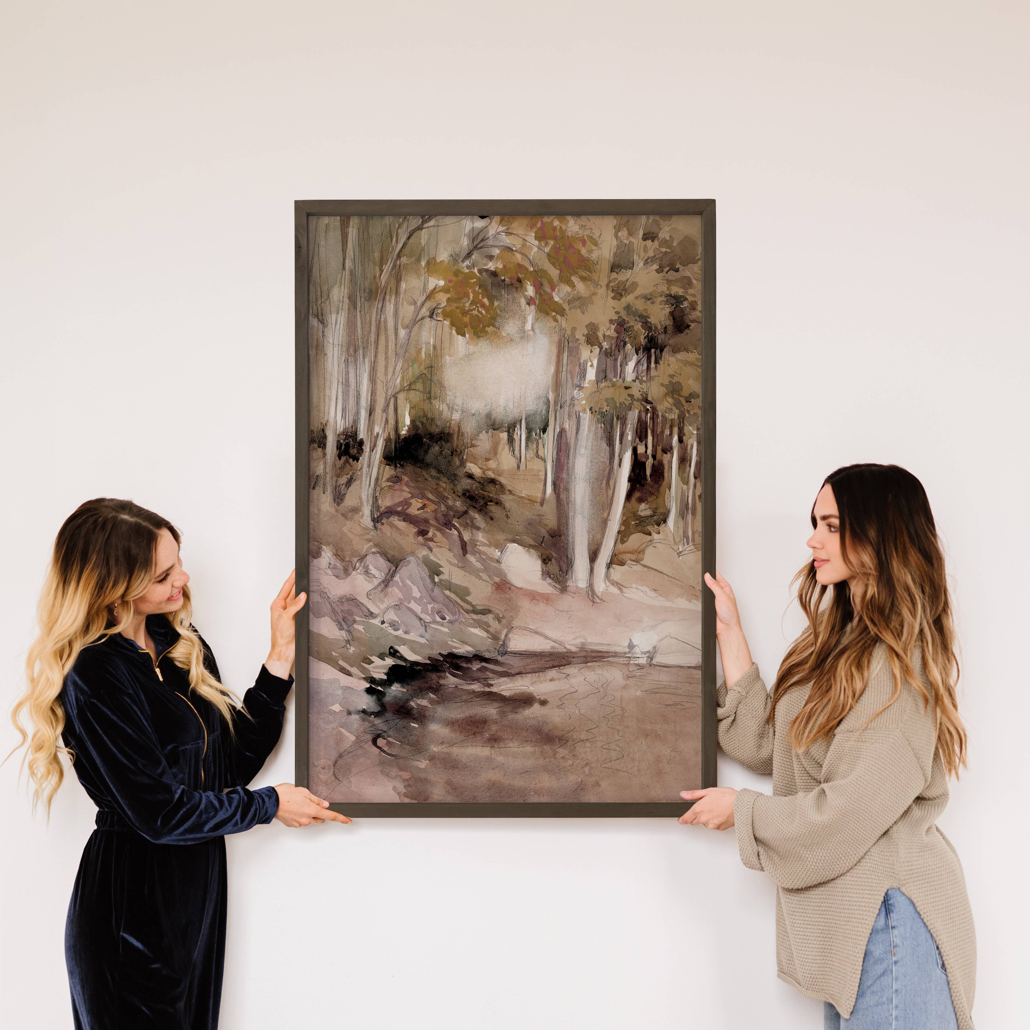 In the Woods - Nature Canvas Art - Wood Framed Wall Decor