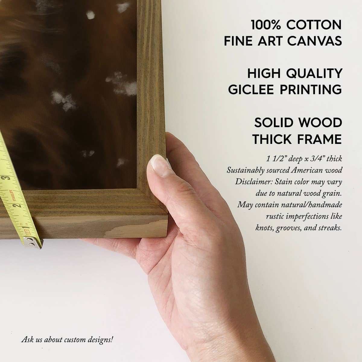 Christmas Snow Leopard - Animal Christmas Canvas Art