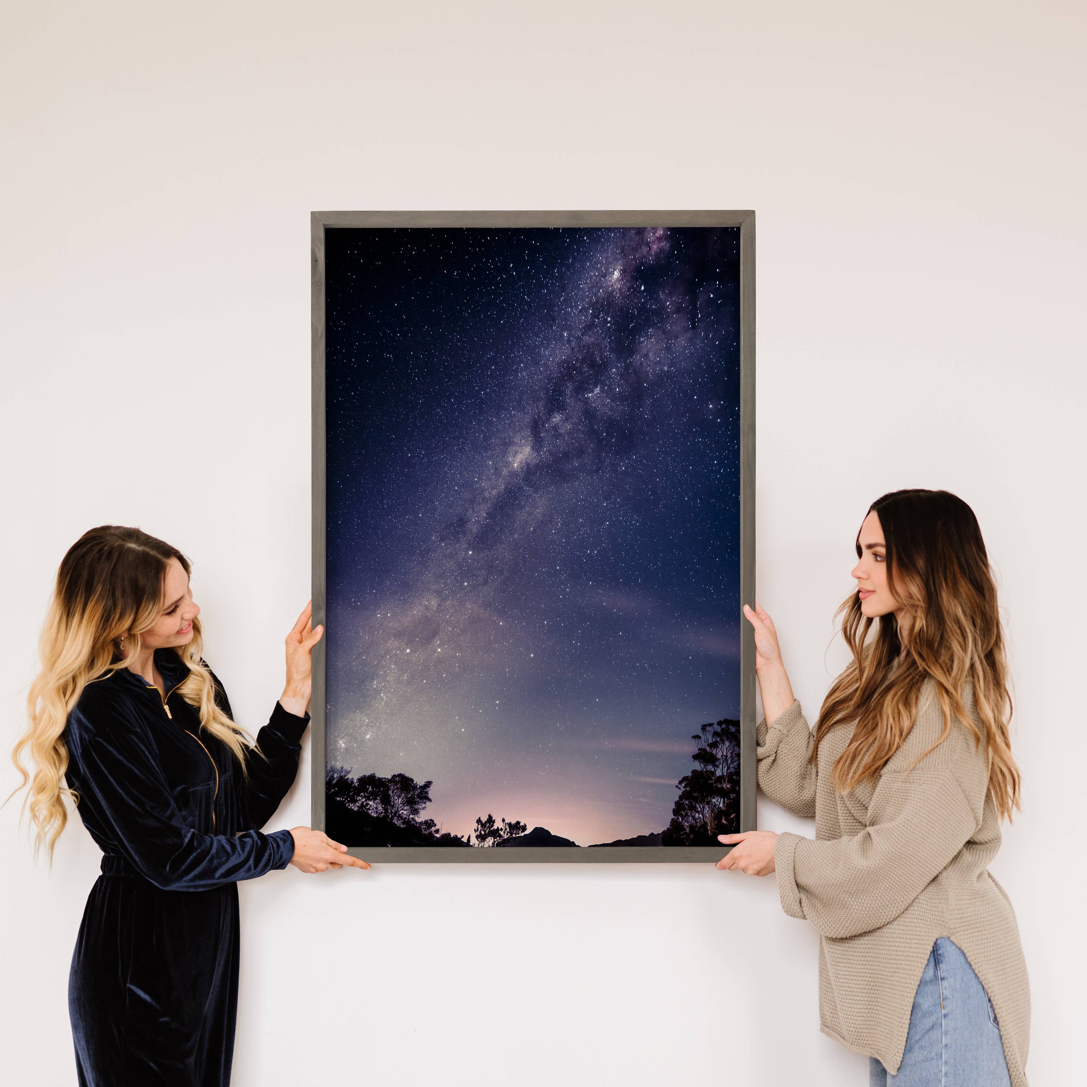 Starry Night Sky - Nature Photography - Wood Framed Photos
