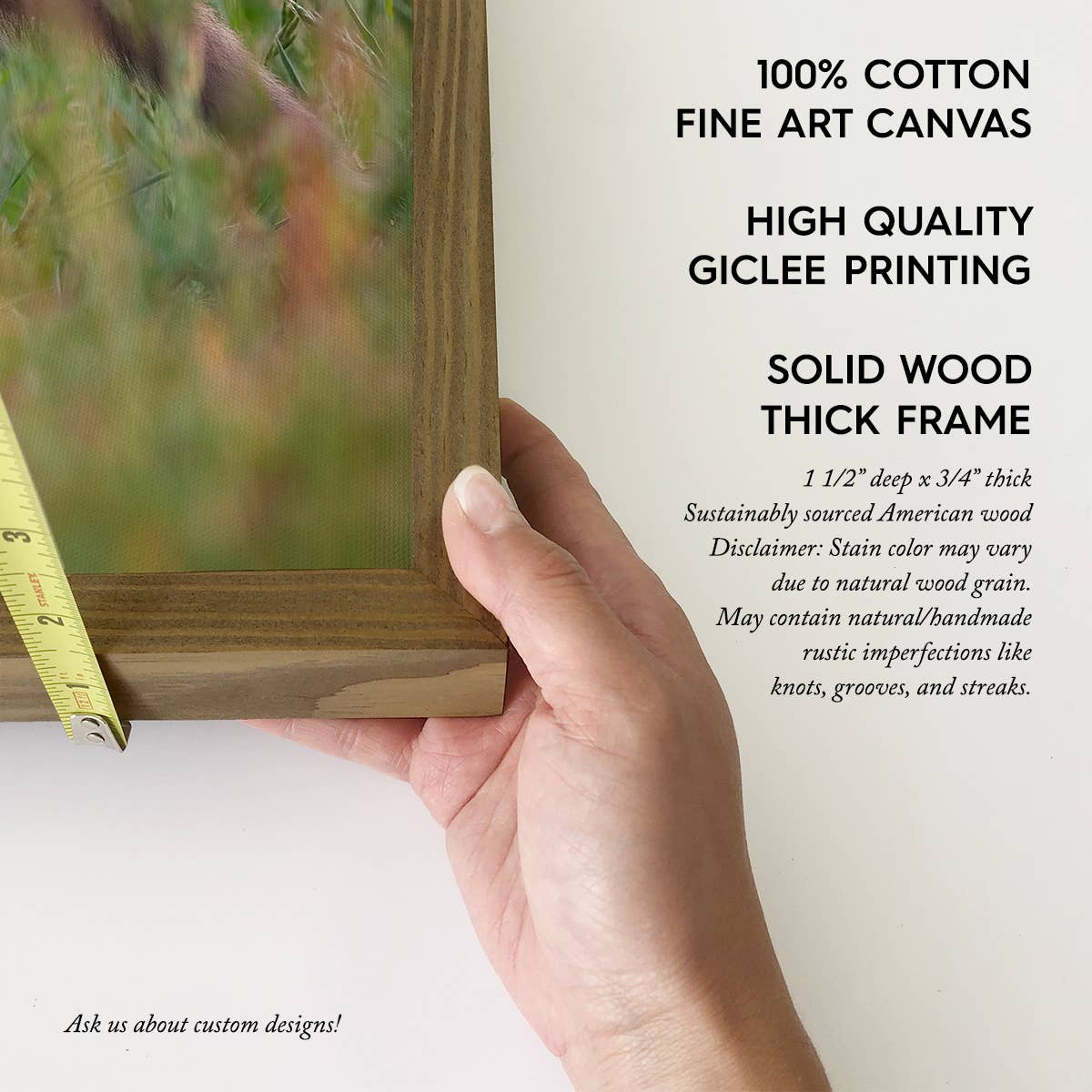 Foxes Play fighting - Wildlife Photography Canvas Art