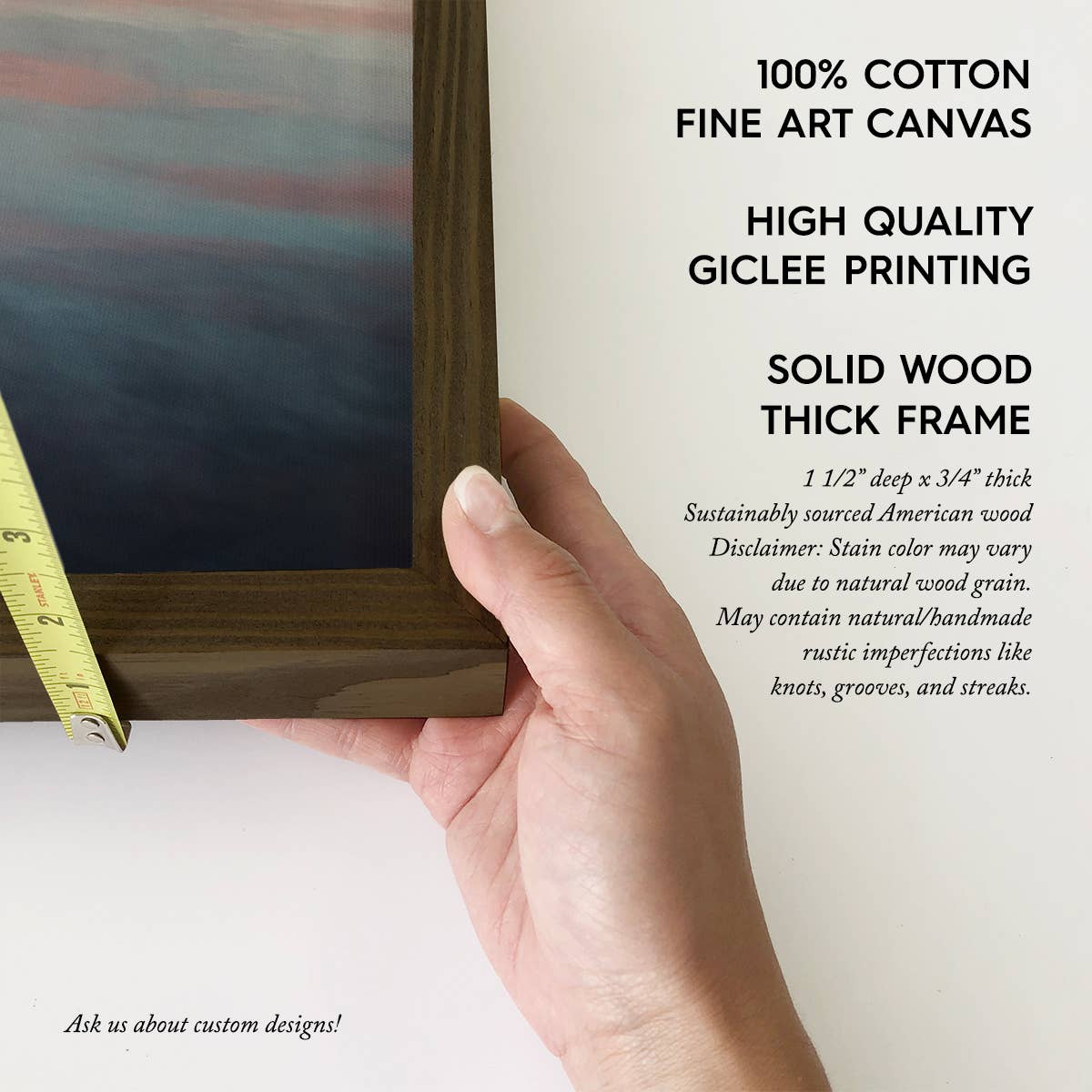 Lake McDonald Montana - Landscape Canvas Art - Wood Framed