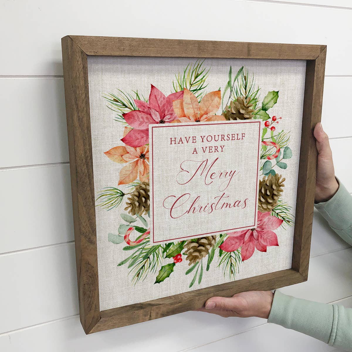 Have Yourself a Very Merry Christmas - Christmas Canvas Art