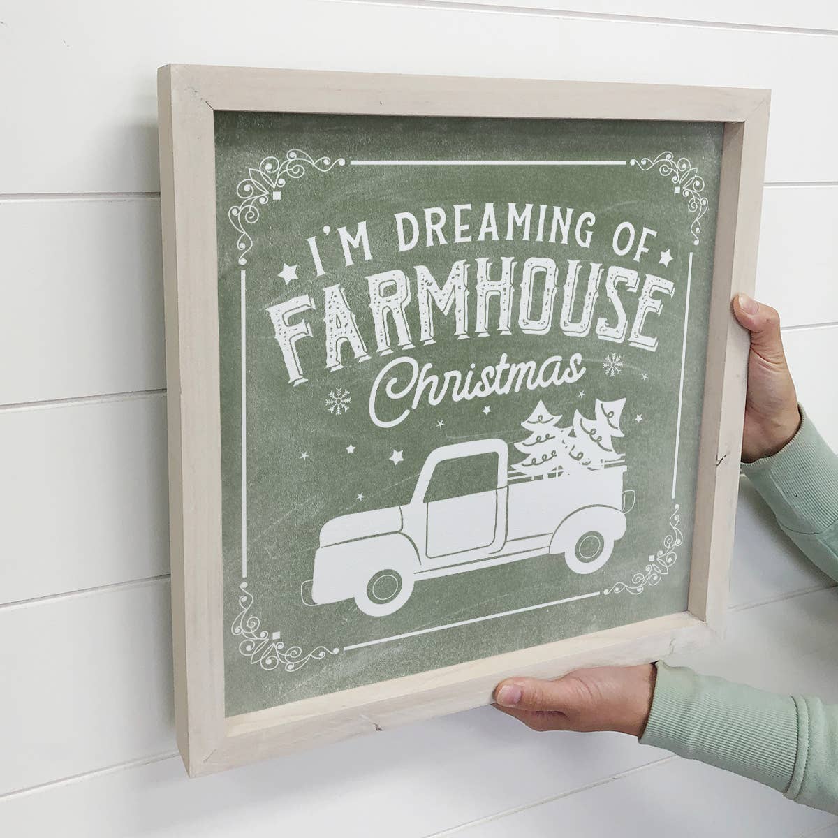 I'm Dreaming of a Farmhouse Christmas - Christmas Canvas Art