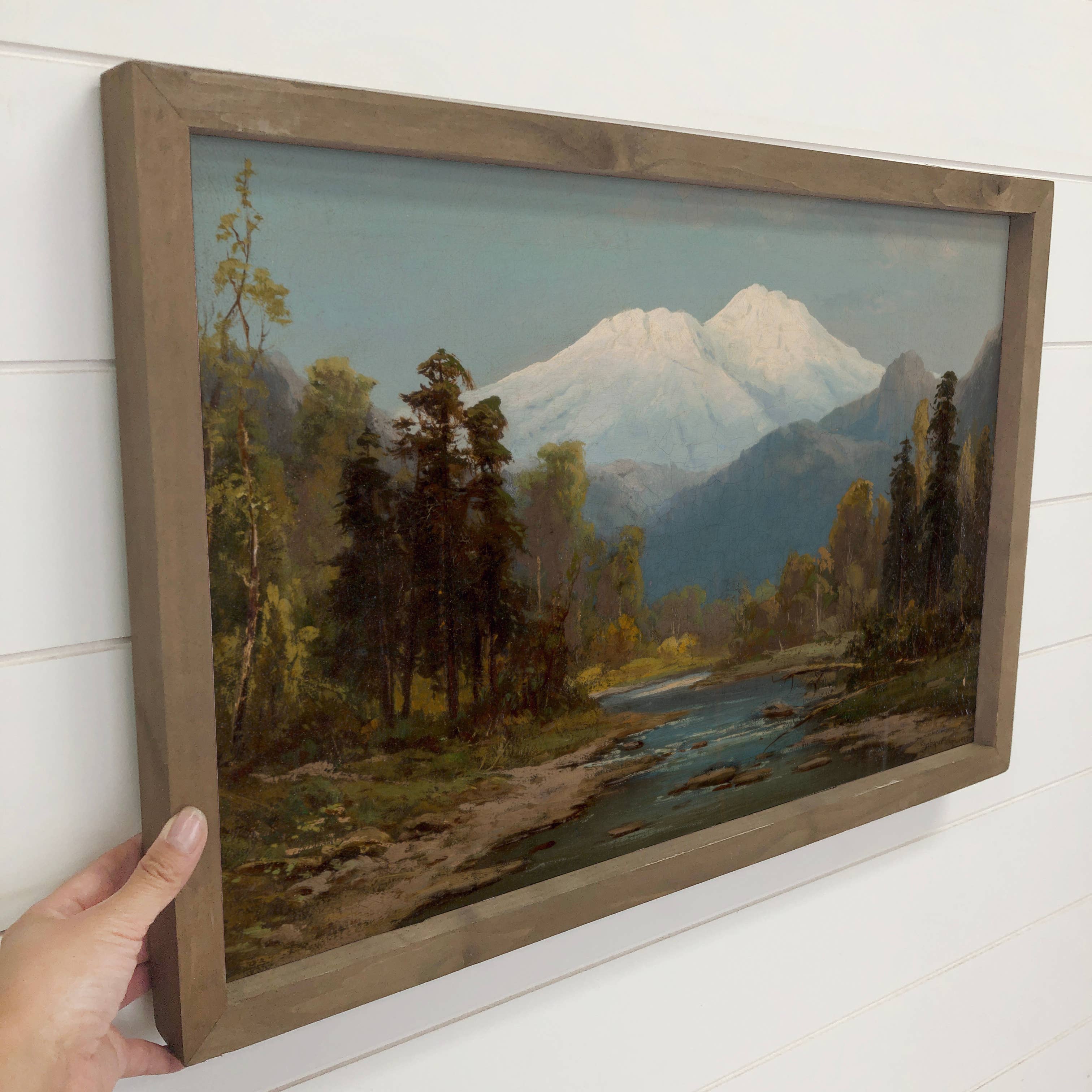 Mount Shasta California - Mountain Landscape Canvas Art