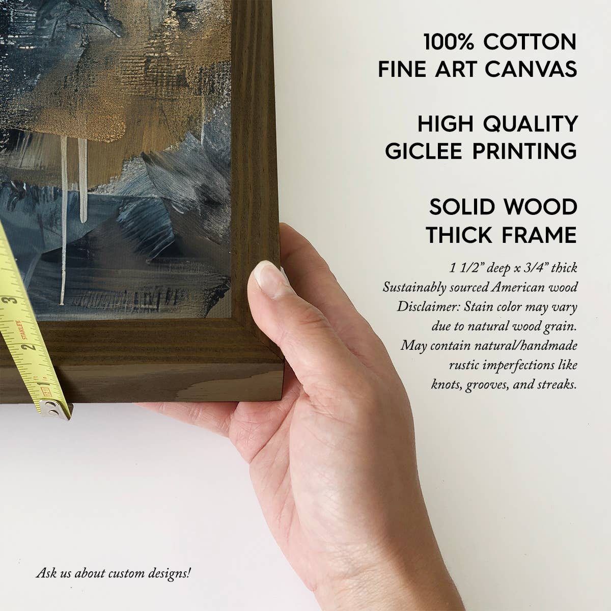 Black White Mountain Peaks - Mountain Landscape Canvas Art