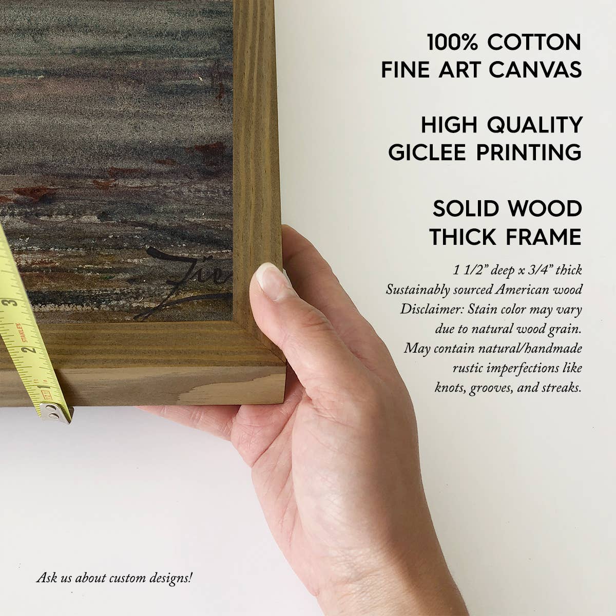 Lone Fisherman - Lake House Canvas Art - Wood Framed Art