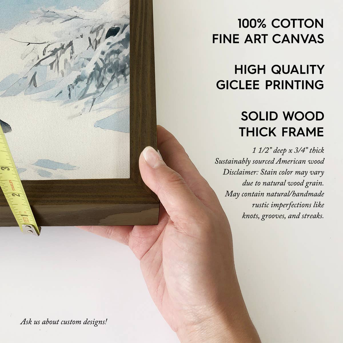 Wolf Pack on a Snow Trail - Mountain Lodge Canvas Art