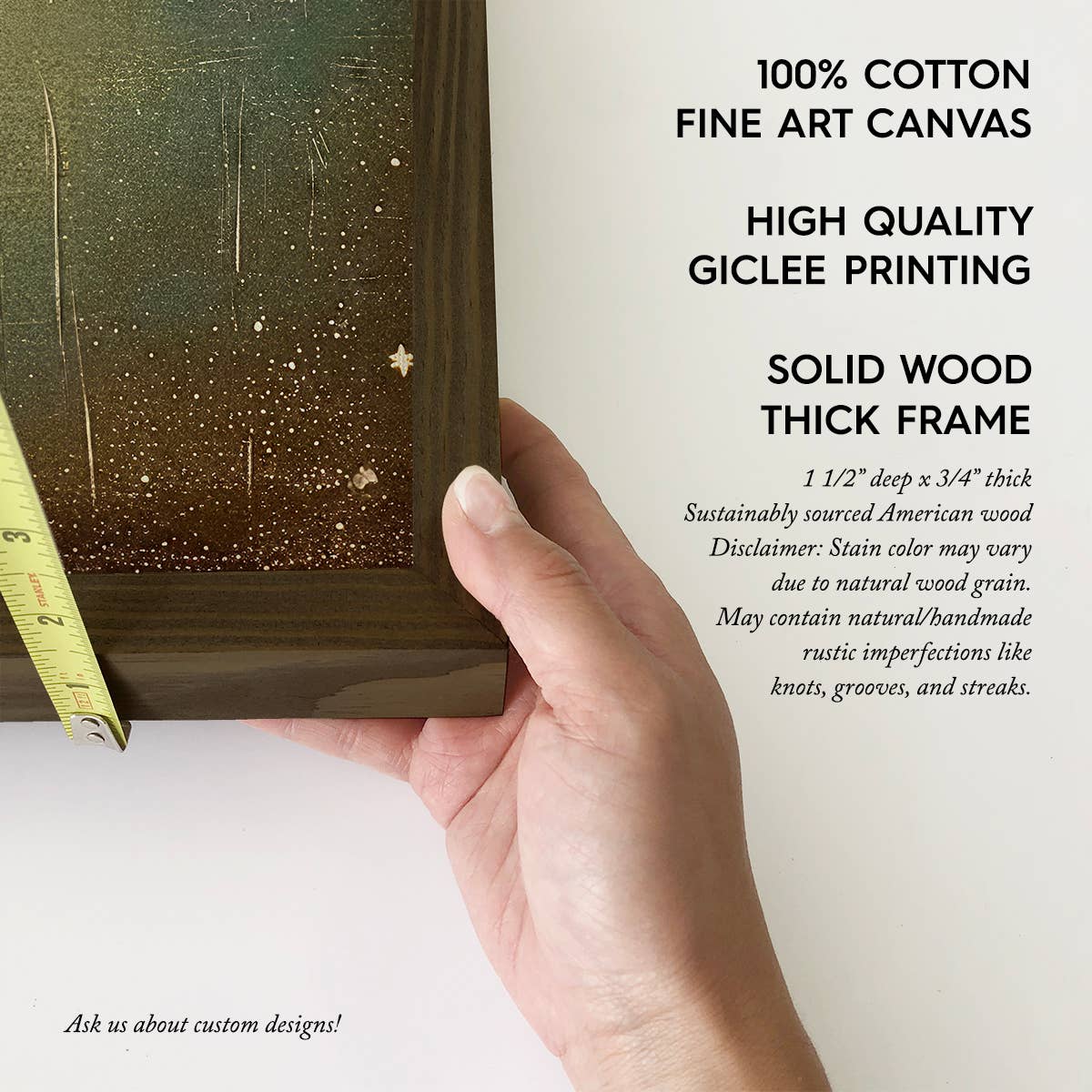 Black Cat and a Full Moon - Halloween Canvas Art - Framed