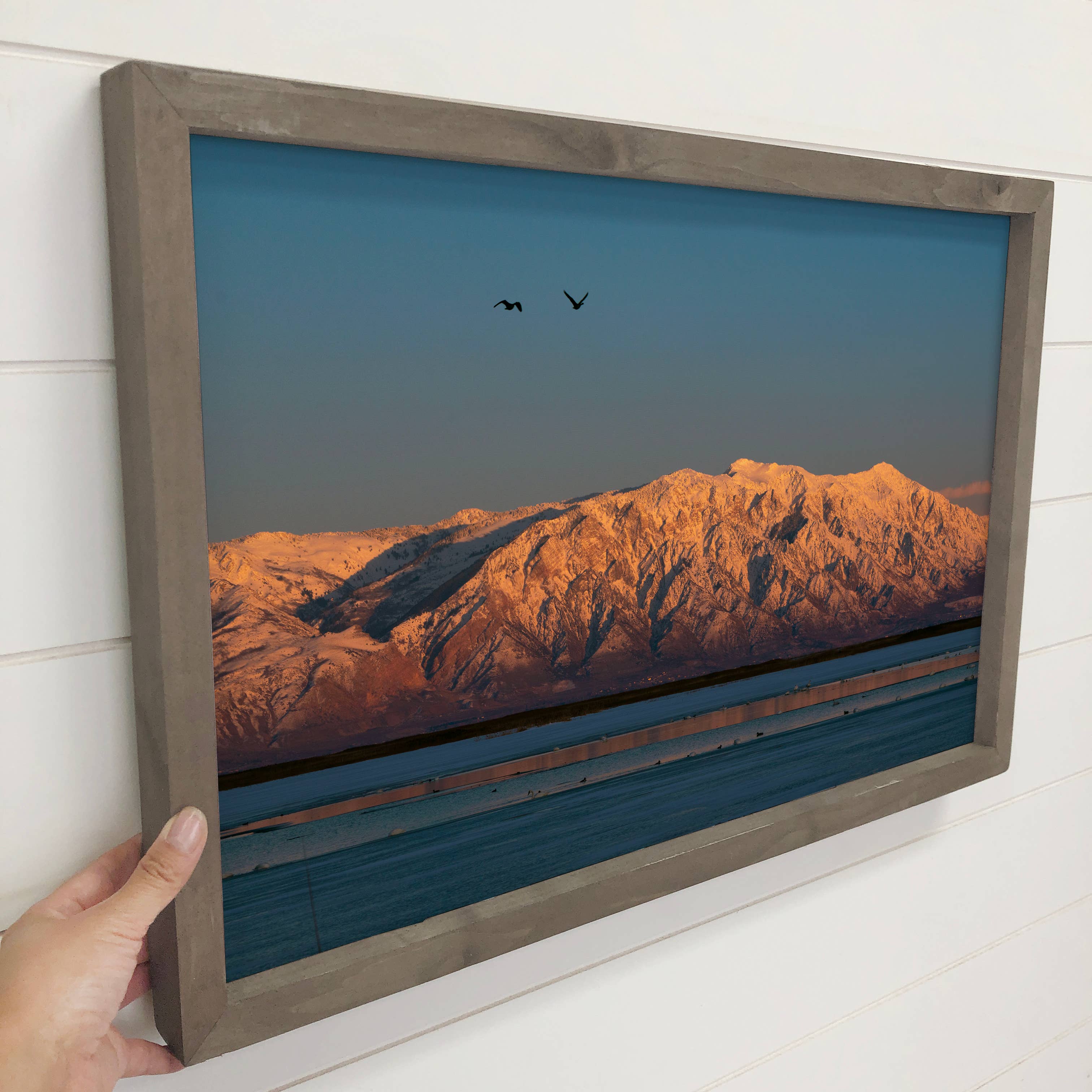 Great Salt Lake Skyline - Nature Landscape Photograph