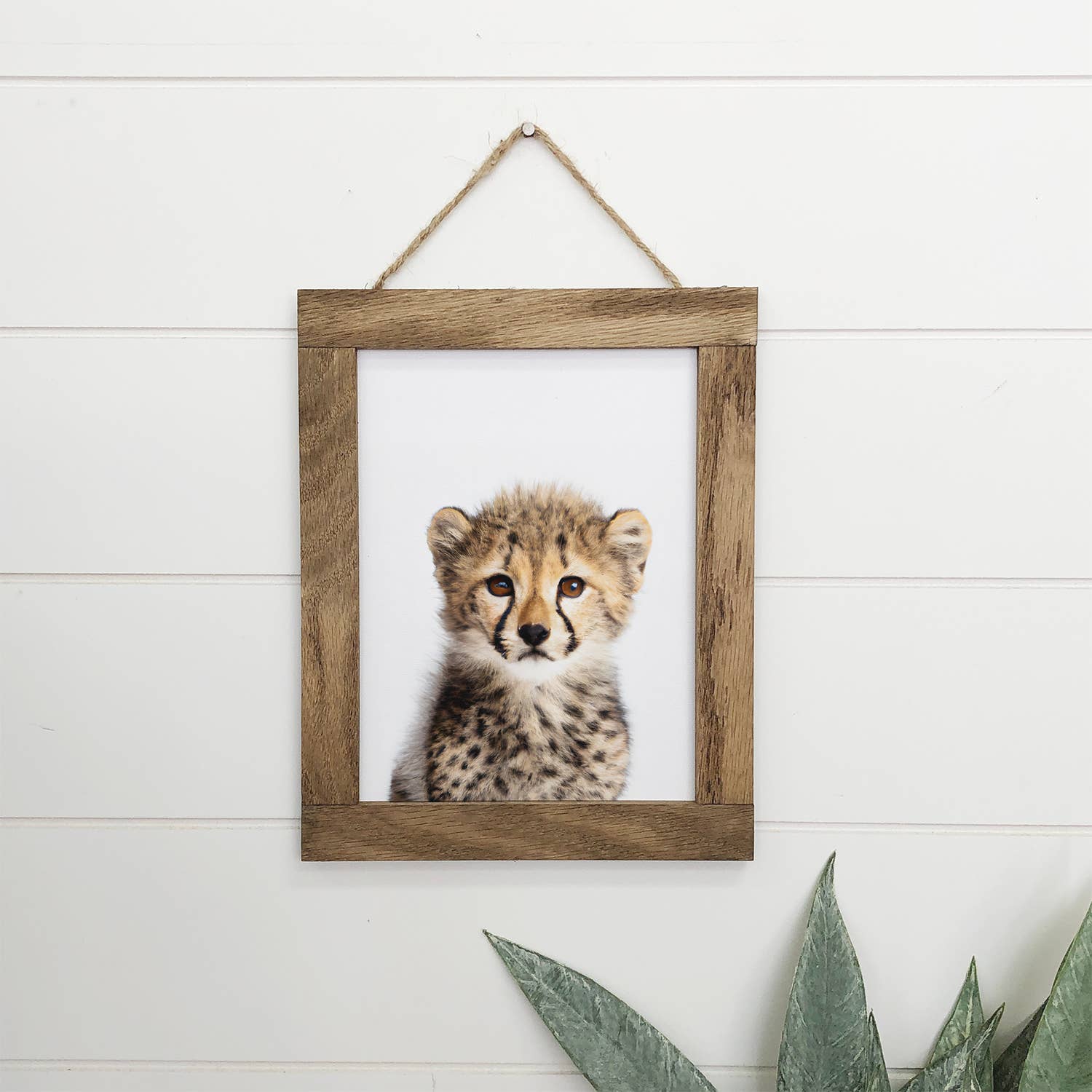 Baby Cheetah Wood Sign Cute Animal Wall Art