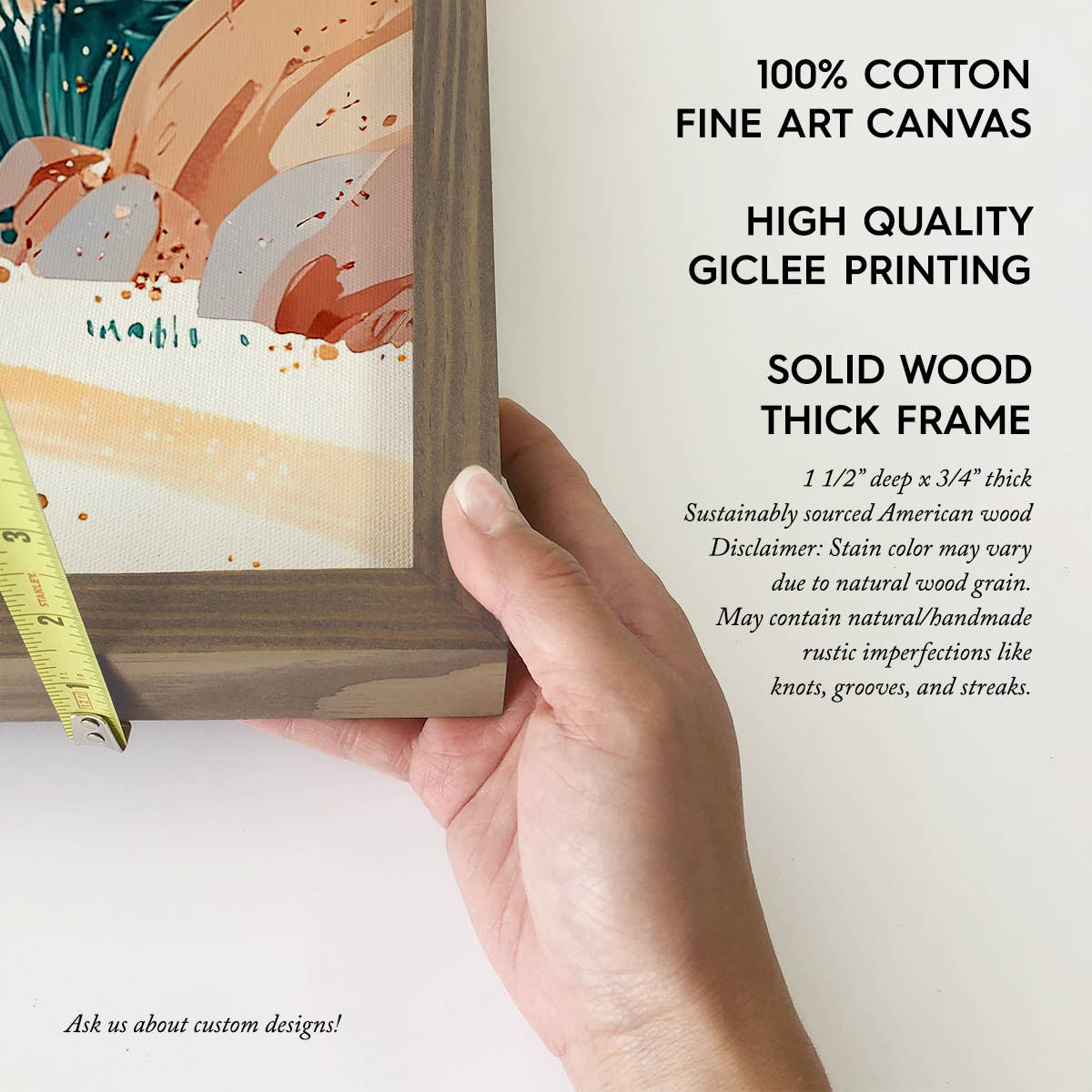 Custom Hillside Trees Waitsfield Vermont - Custom Wall Art