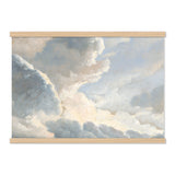 Cloud Study Large Canvas Wallpaper Tapestry with Frame