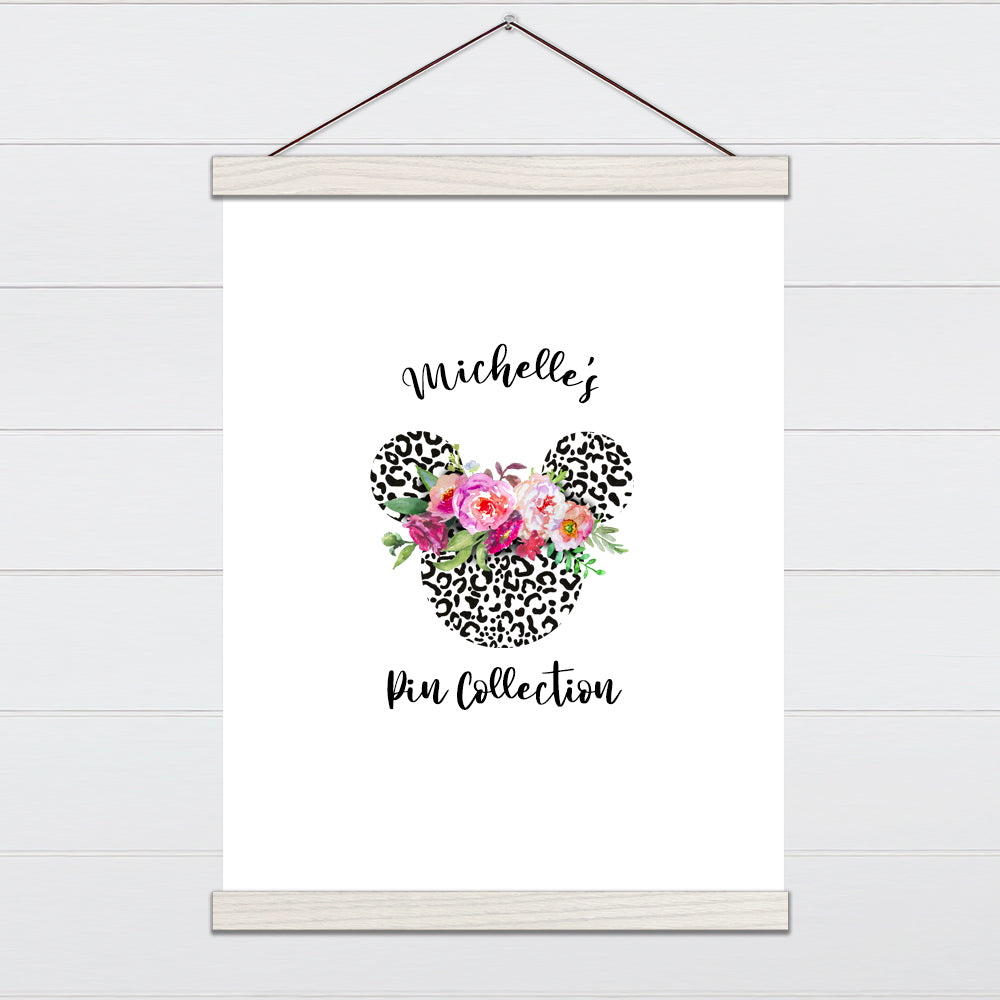 Leopard Mouse Ears - Pin Collection Hanging Banner
