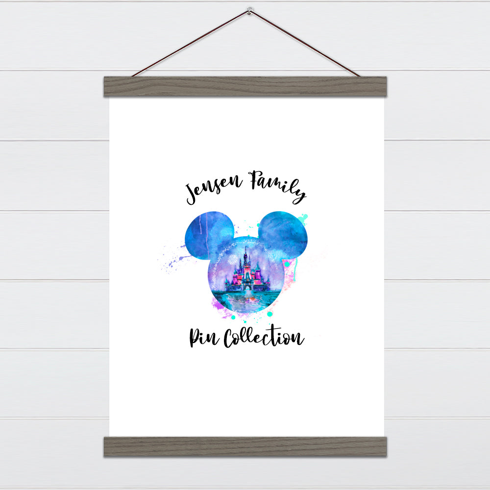 Mouse Castle - Pin Collection Hanging Banner