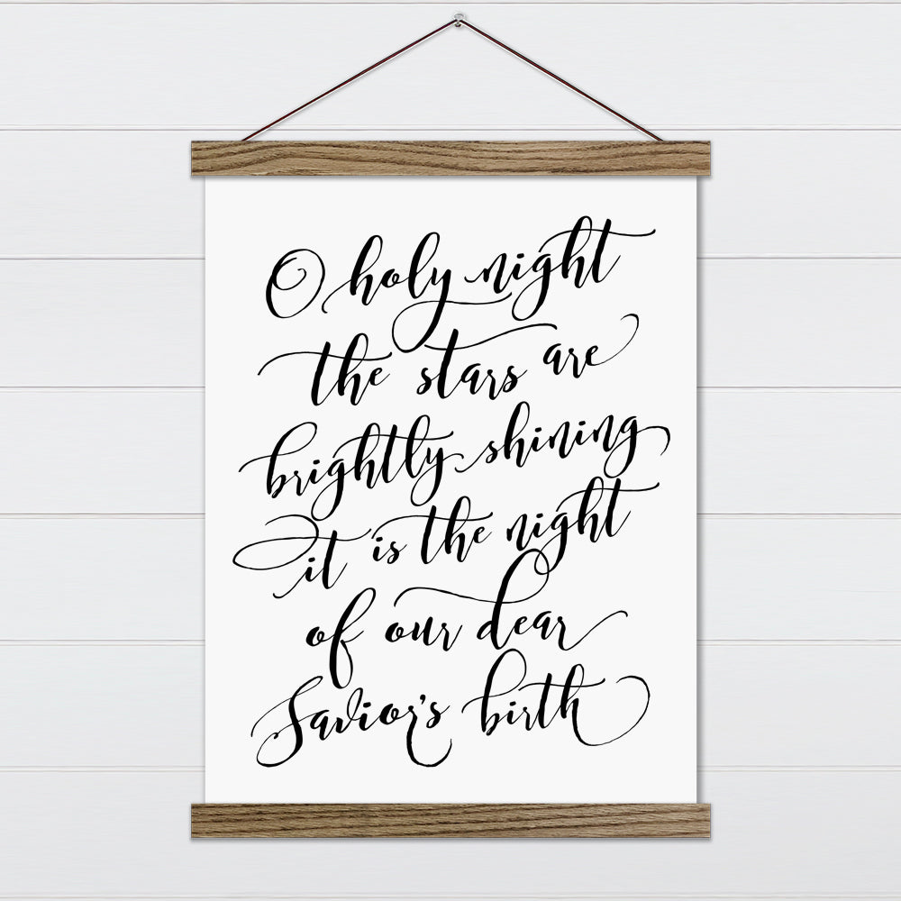 O Holy Night Door Sign – Honest Hare