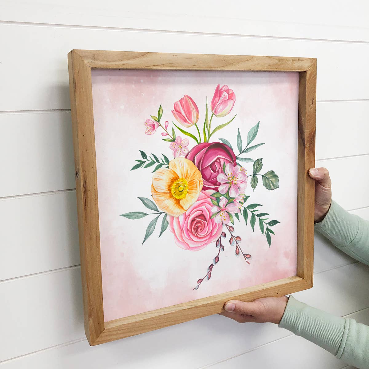 Pretty Flower Bouquet - Spring Painting - Pretty Flower Art