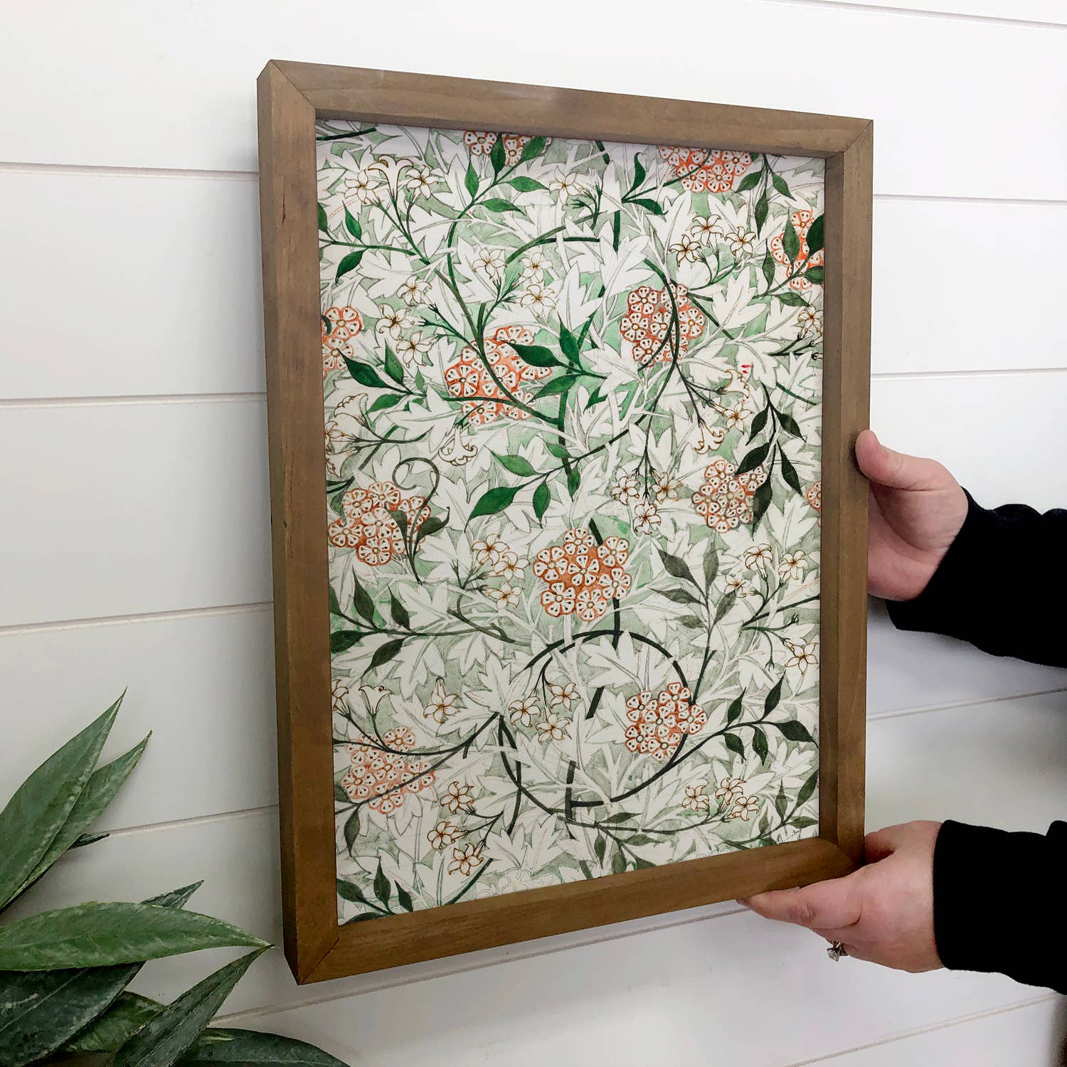 William Morris Jasmine Sketch - Framed Nature Art -