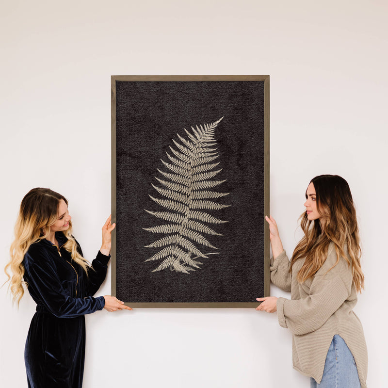 Fern Leaf III - Framed Nature Wall Art - Ranch House Decor