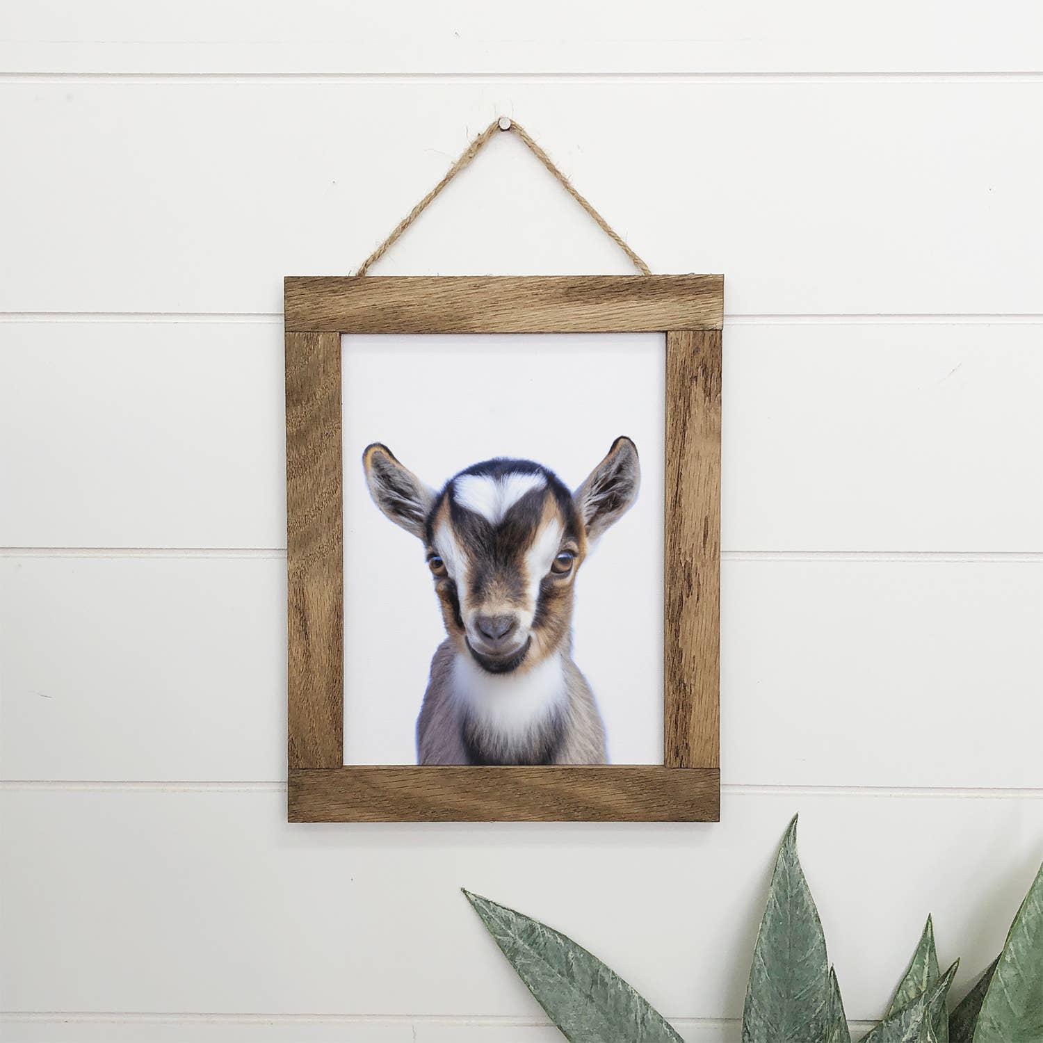 Baby Goat Wood Nursery Sign Cute Animal Wall Art