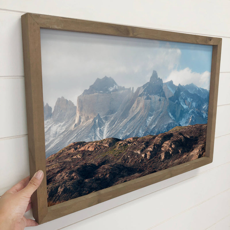 Patagonia Chile - Framed Nature Photograph - Cabin Wall Art