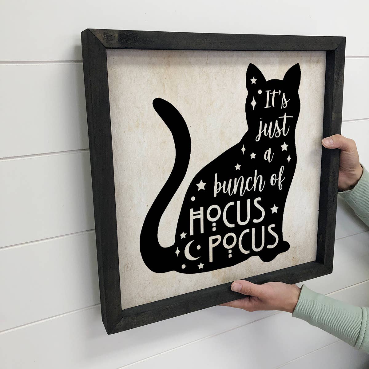 Hocus Pocus Black Cat - Cute Black Cat Halloween Sign