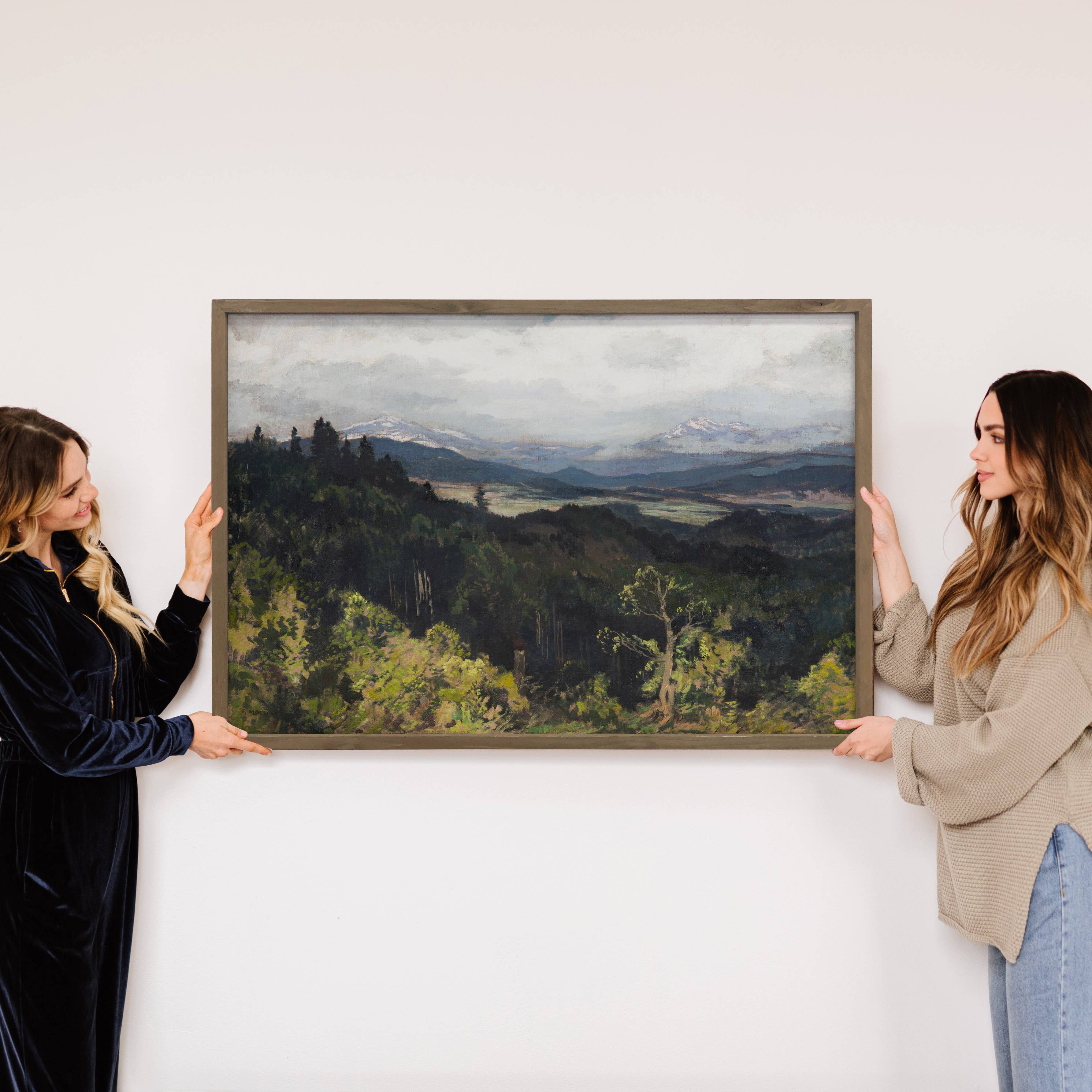 Mountainous Landscape - Nature Landscape Canvas Art