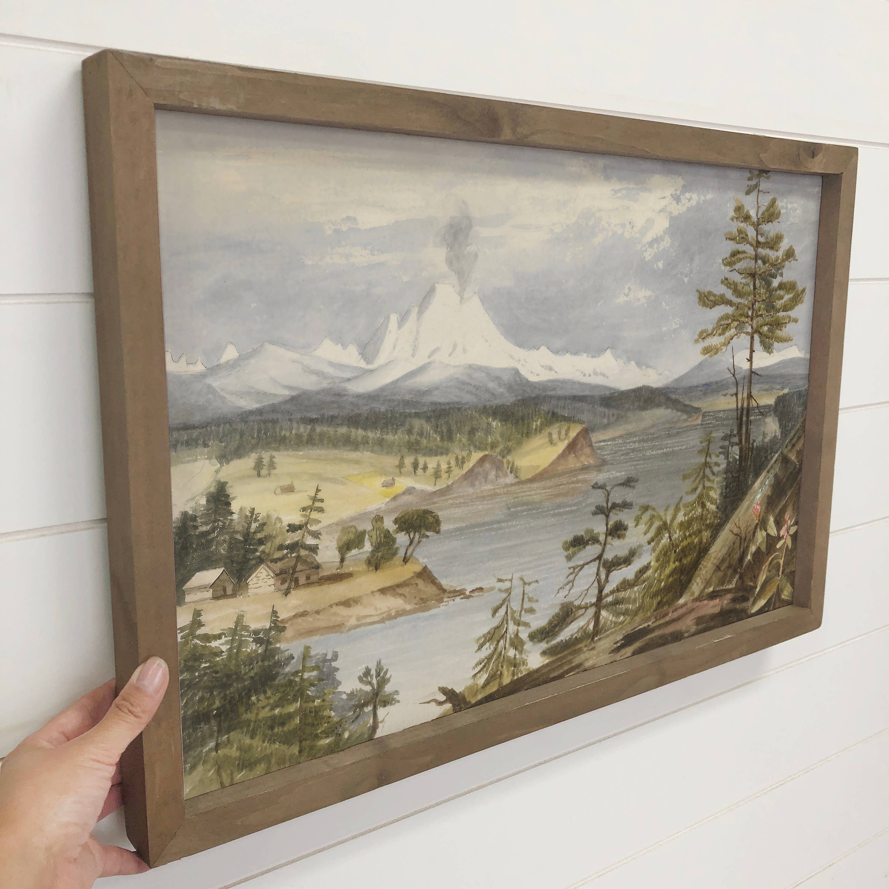 Whidbey Island Painting - Nature Landscape Canvas Art