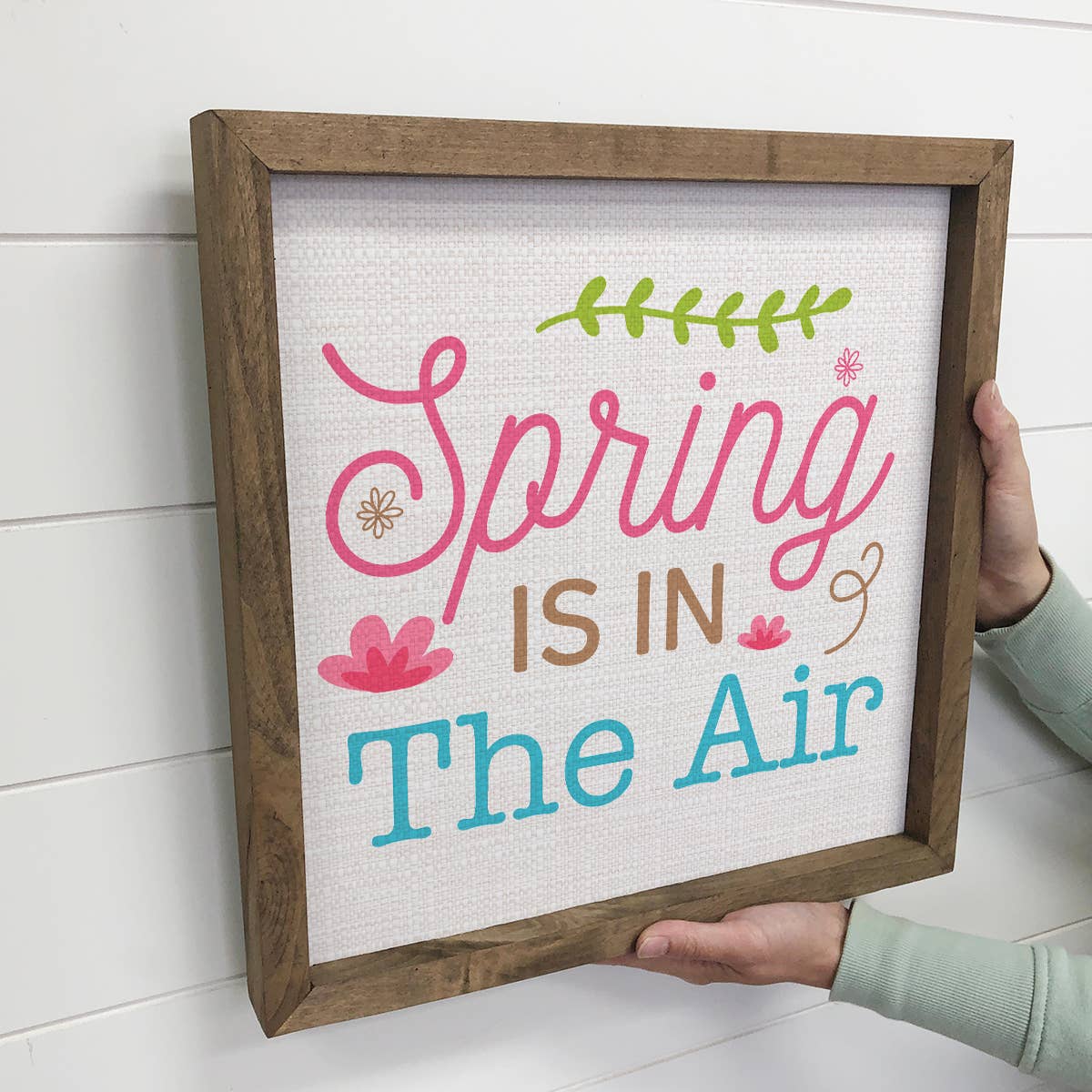 Spring is in The Air - Spring Time Canvas Art - Wood Framed