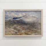 Mountain Dream - Mountain Landscape - Wood Framed Nature Art