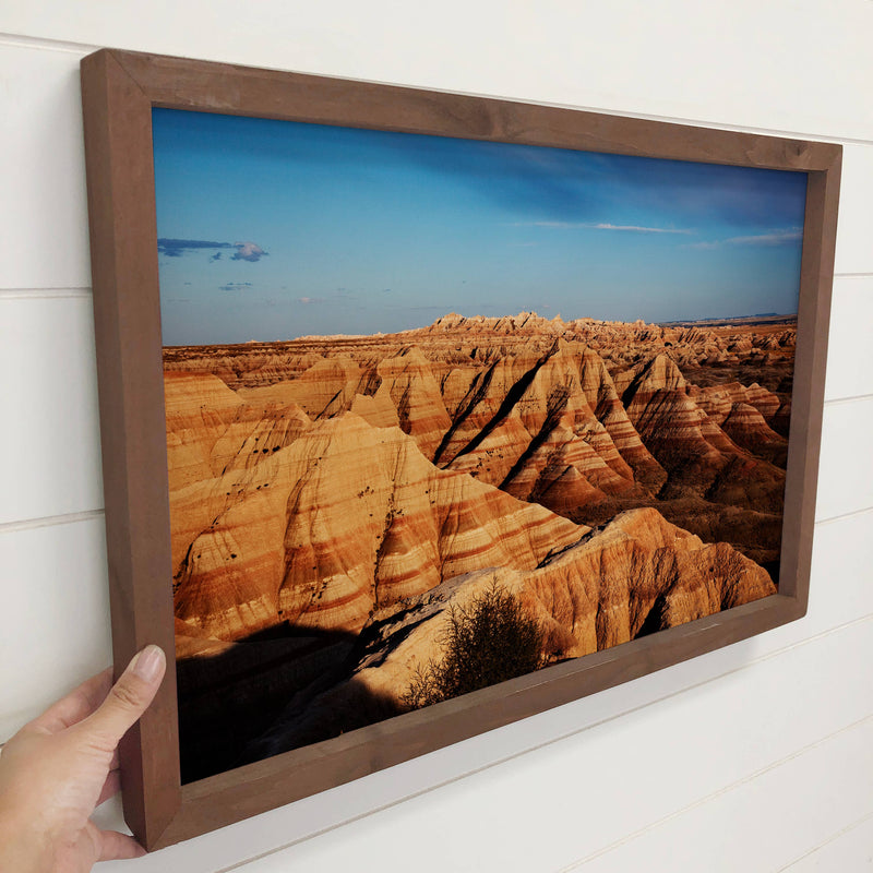 Badlands National Park - Framed Nature Photography - Desert