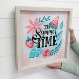 Summer Decor- Its Summertime Fruit Wall Decor- Small Sign