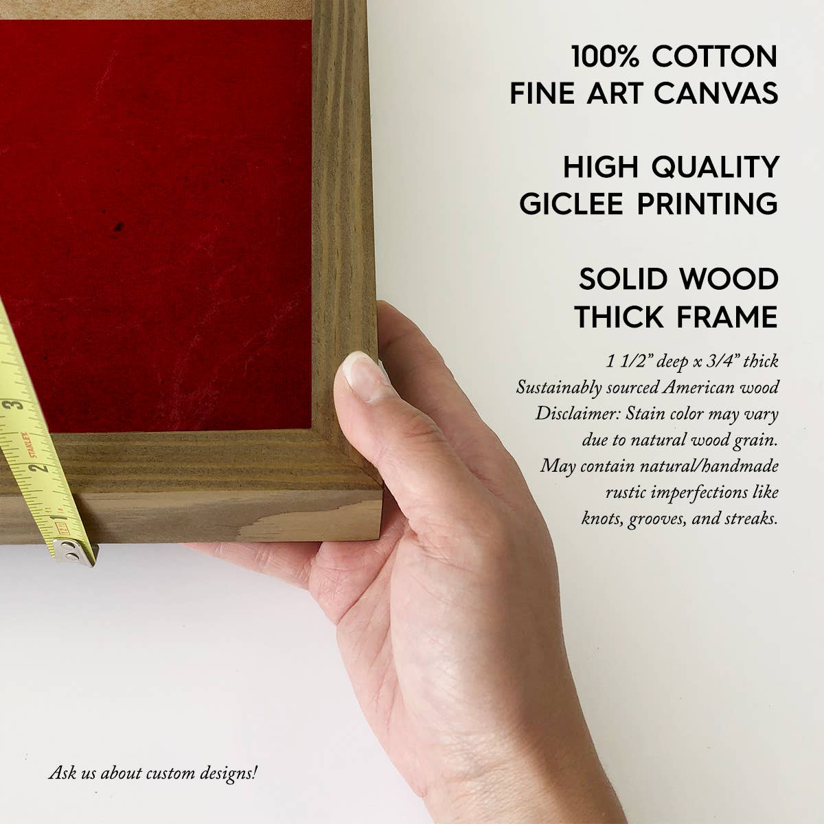 Utah Vintage Flag - State Flag Canvas Art - Wood Framed Art