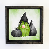 Frankenstein Gnome - Cute Halloween Art - Halloween Art