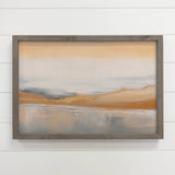 Abstract Horizon Wall Art - Landscape Canvas Art - Framed