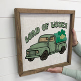 St. Patrick's Load of Luck Truck - St. Patrick's Day Canvas