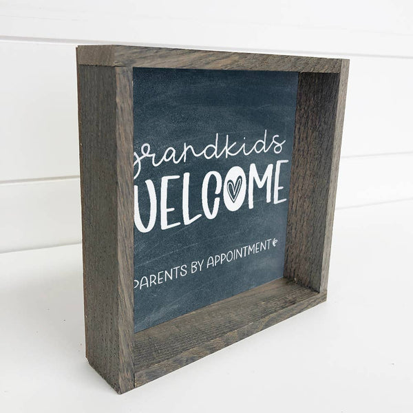 Funny Sign Decor for Grandma's House - Grandkids Welcome