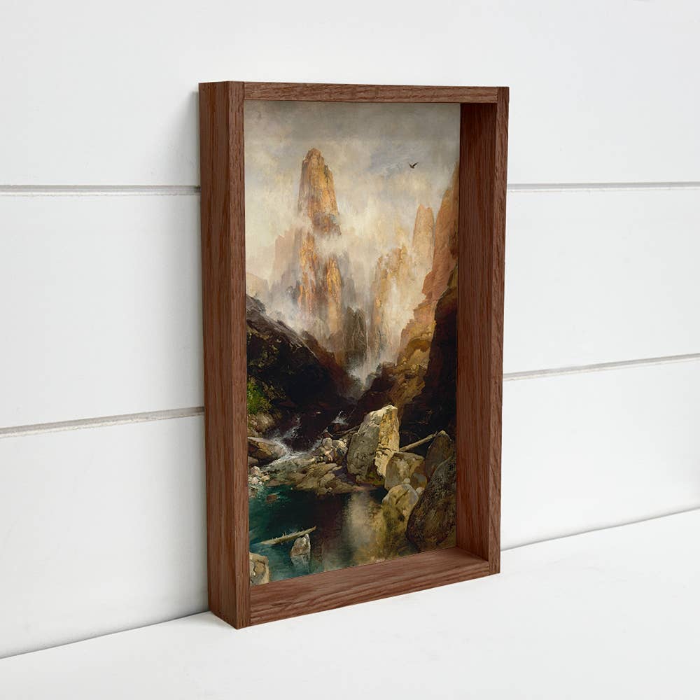 Kanab Canyon Utah - Red Rock Landscape Art - Wood Framed