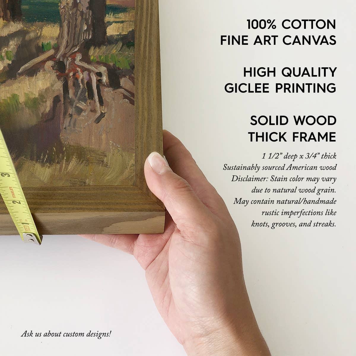 Outback Girl - Horseback Rider in Outback Canvas Art - Frame