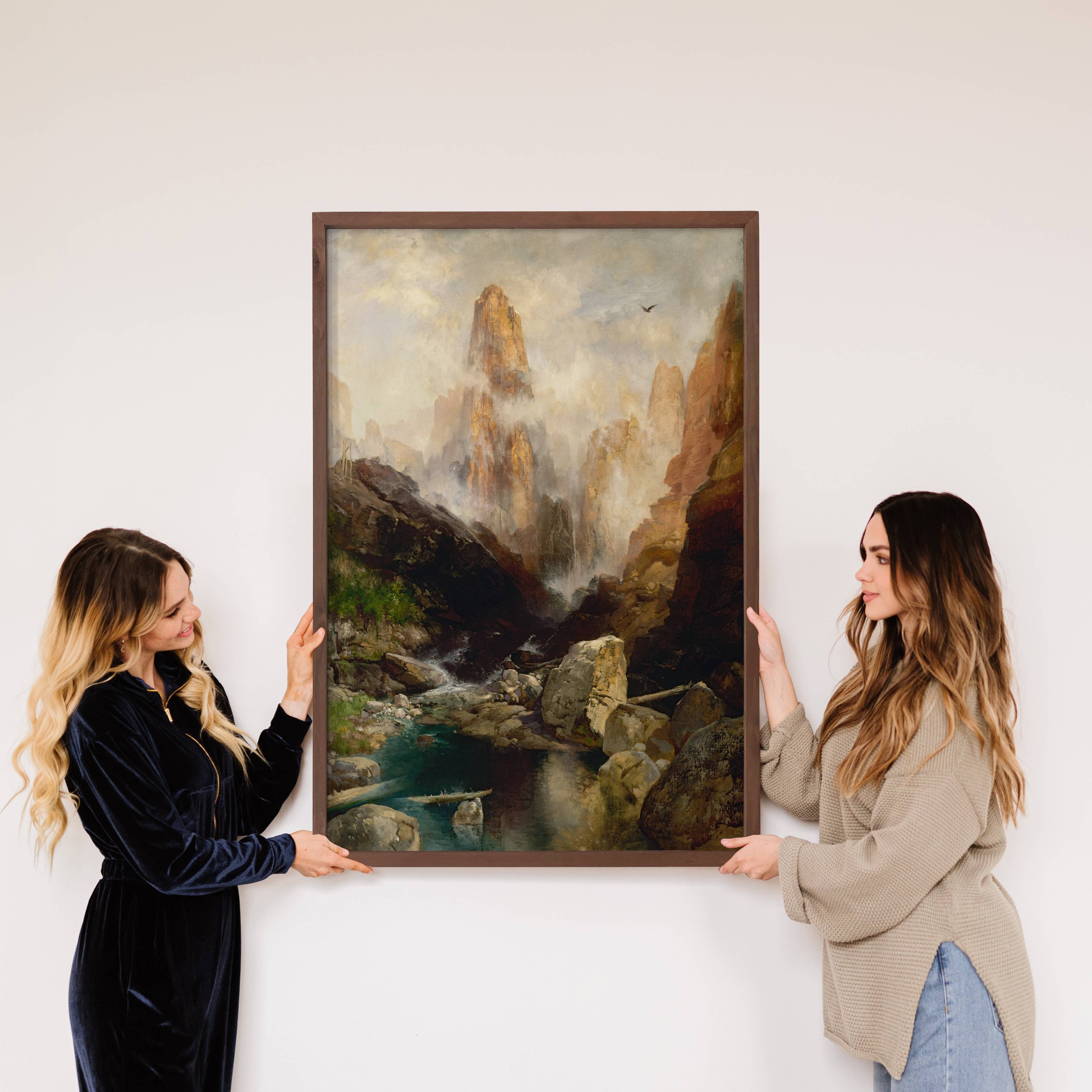 Kanab Canyon Utah - Red Rock Landscape Art - Wood Framed