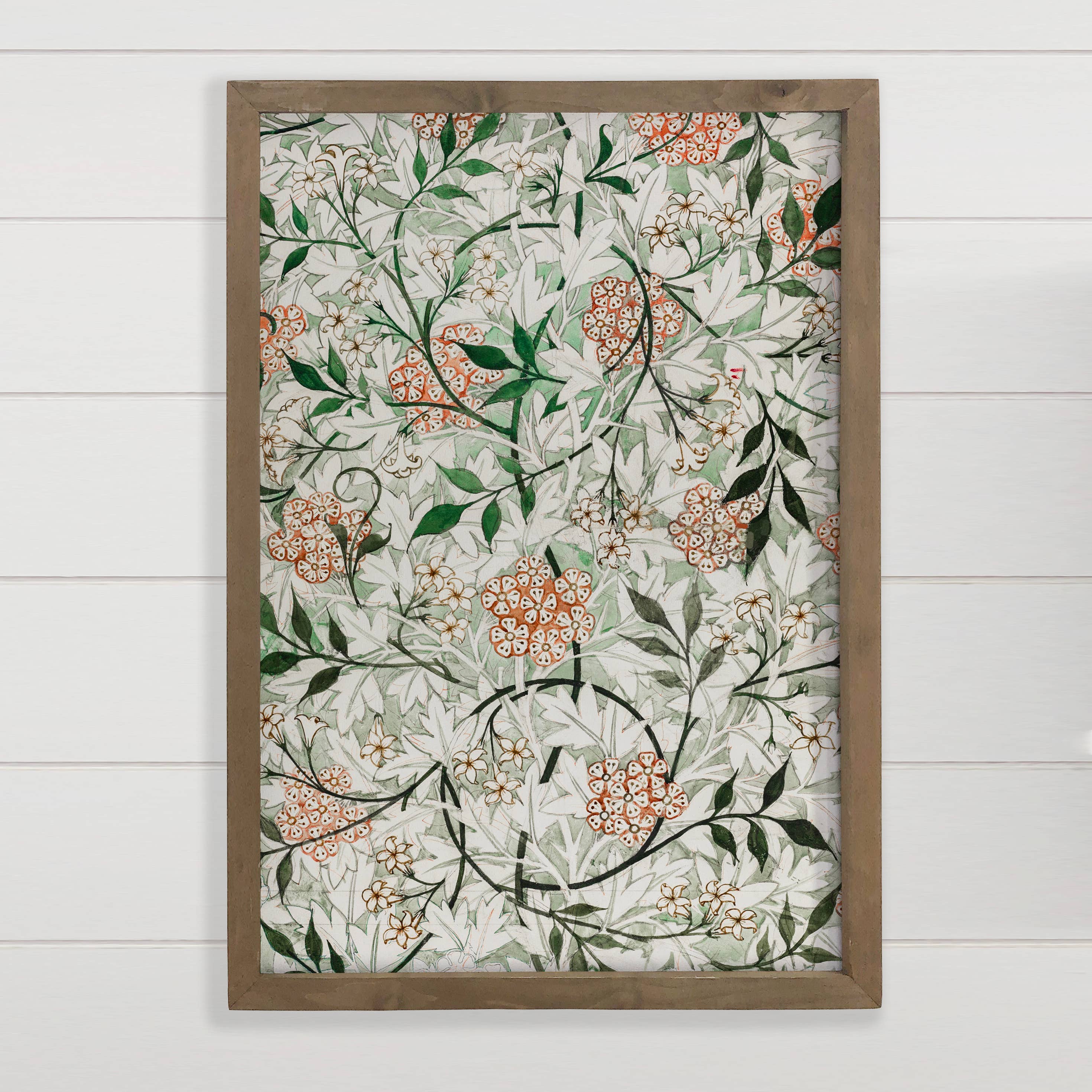 William Morris Jasmine Sketch - Framed Nature Art -