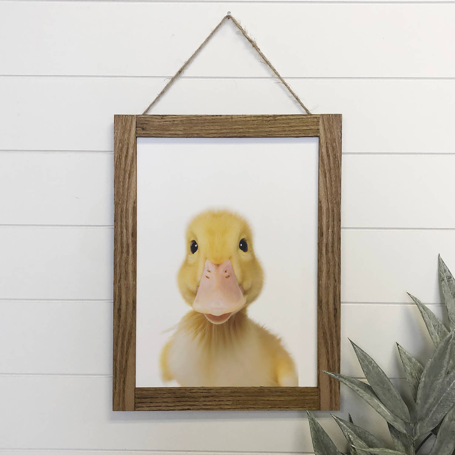 Baby Duck Wood Farmhouse Sign Cute Animal Wall Art