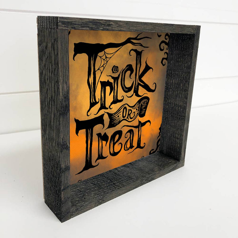Trick or Treat Spooky - Spooky Halloween Sign