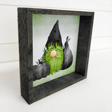 Frankenstein Gnome - Cute Halloween Art - Halloween Art