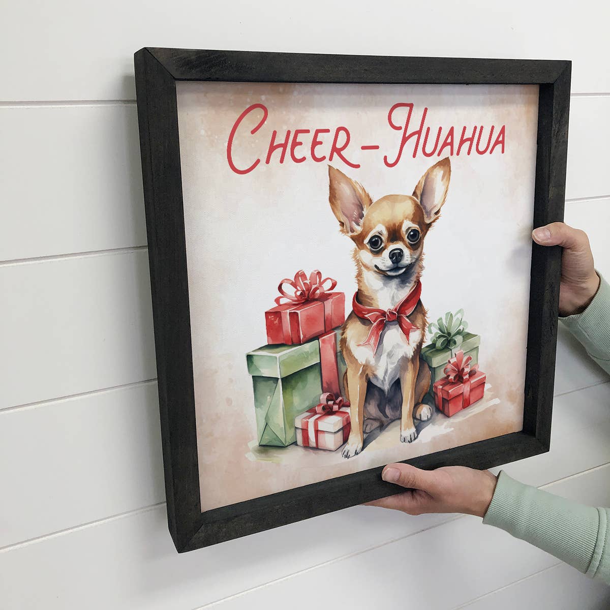 Cheer Hua Hua - Christmas Chihuahua - Cute Holiday Animals