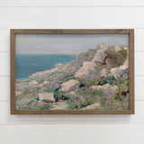 Purple Spring by the Bay - Nature Landscape Wall Art