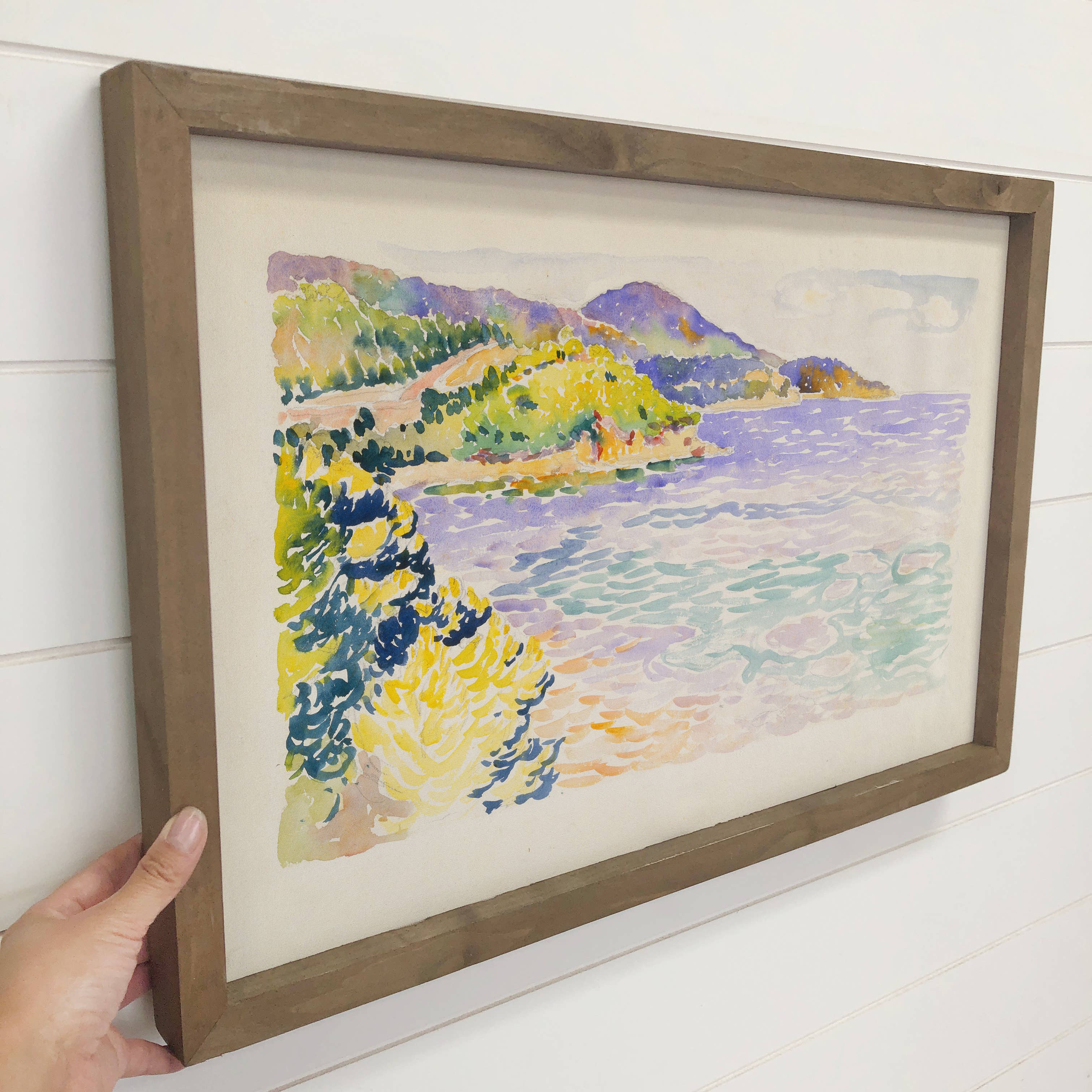 Gentle Seabreeze - Sea Canvas Art - Wood Framed Nature Art