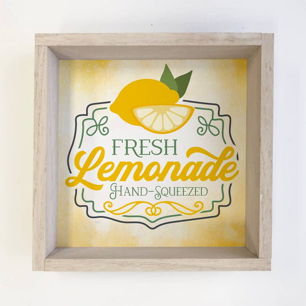 Spring Sign- Fresh Lemonade Spring Decor Sign