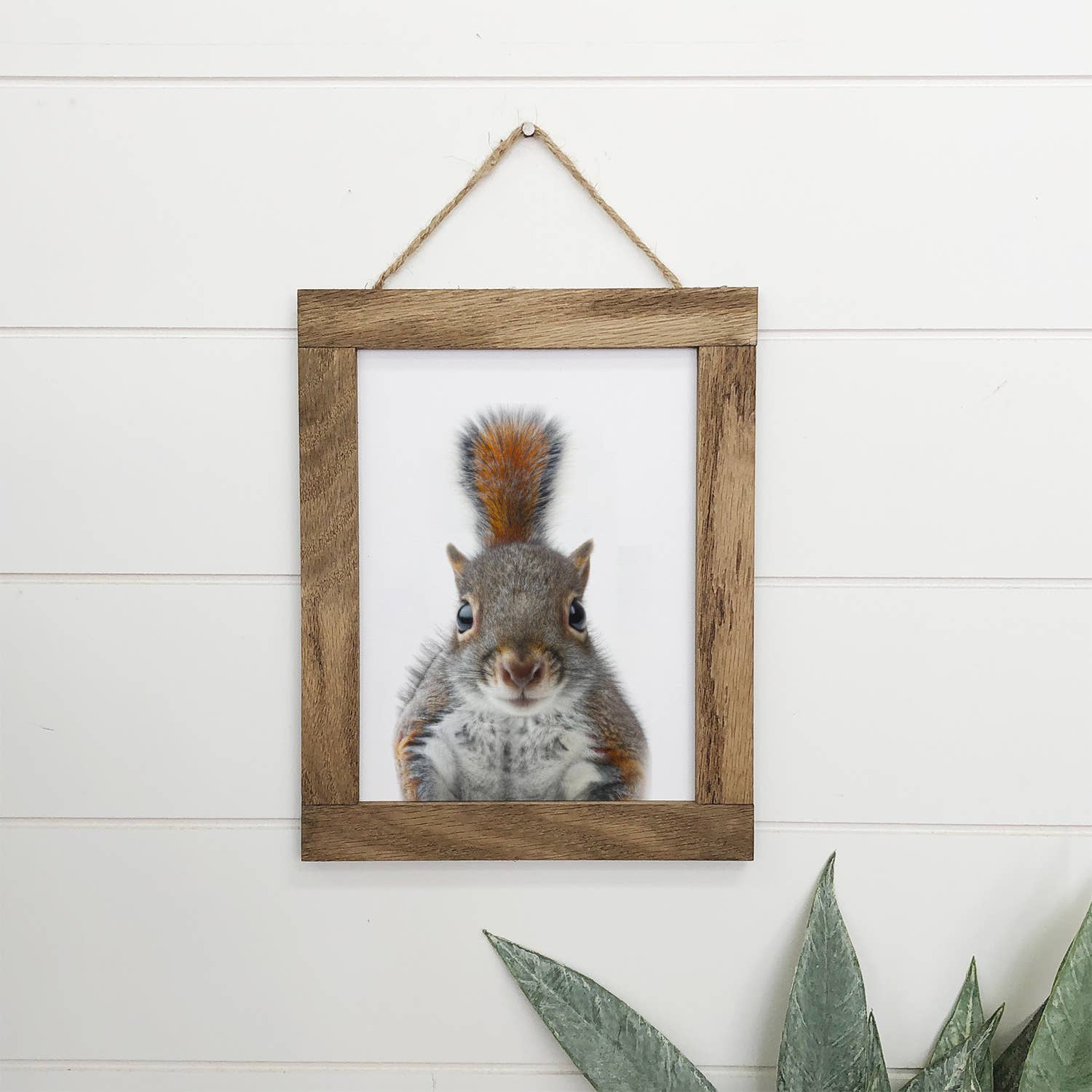 Baby Squirrel Wood Sign Cute Animal Wall Art